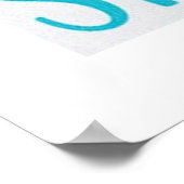 Courchevel Ski Resort Print Poster (Ecke)
