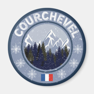 Courchevel Skistation Magnet