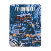 Courchevel Skistation Magnet (Vertikal)