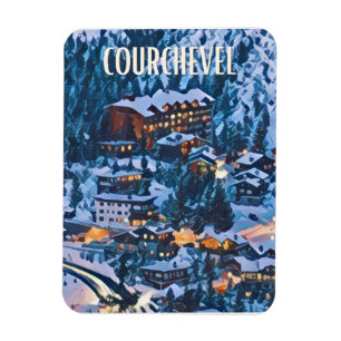 Courchevel Skistation Magnet