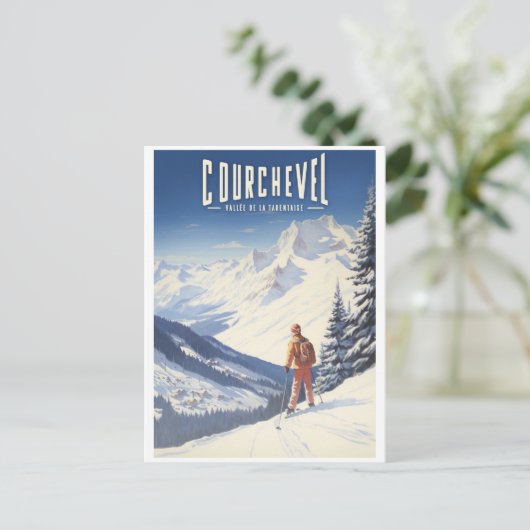 Courchevel - Tarentabal Postkarte (Stehend Vorderseite)