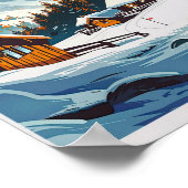 Courchevel Travel Poster France Courchevel Travel (Ecke)