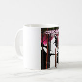 Courchvel, Frankreich - Skiposter Kaffeetasse (Vorderseite Links)