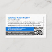 Courier Truck Logo, Kurierdienst Visitenkarte (Rückseite)