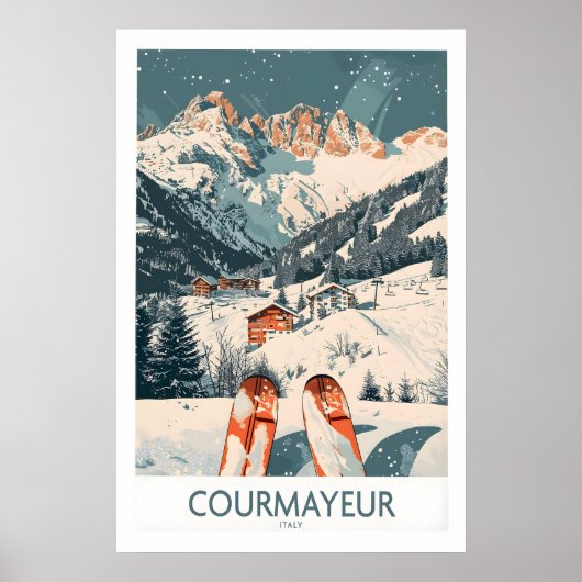 Courmayeur Druck Italien 1 Poster (Vorne)