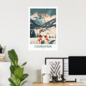 Courmayeur Druck Italien 1 Poster (Heimbüro)