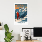 Courmayeur Wandkunst Druck - Italien 1 Poster (Heimbüro)