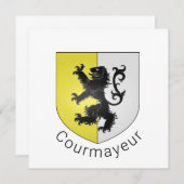Courmayeur Wappen, Val d'Aosta (Vorne/Hinten)