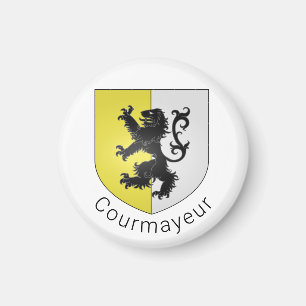 Courmayeur Wappen, Val d'Aosta Magnet