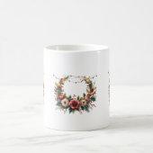 couronne de fleurs kaffeetasse (Mittel)