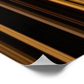 Course Gold golden Hintergrund Poster (Ecke)