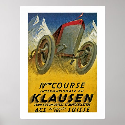 Course Internationale du Klausen Poster (Vorne)
