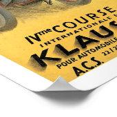 Course Internationale du Klaussen Poster (Ecke)