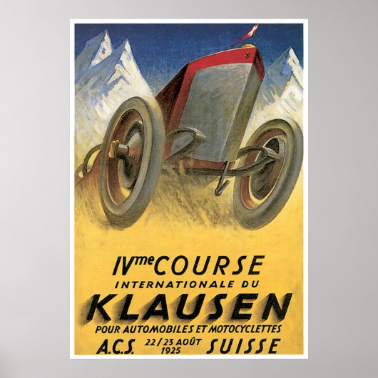 Course Klausen Poster (Vorne)