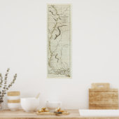 Course of the River Mississipi Poster (Küche)