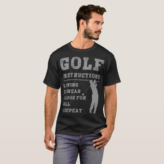 Course Redewendungen Golfing Great Golf Instructio T-Shirt (Vorne ganz)
