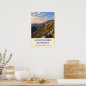 Coursegoules, Frankreich – Berggipfel Poster (Küche)