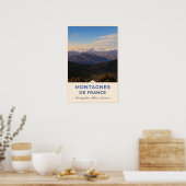 Coursegoules, Frankreich – Bergpanorama Poster (Küche)