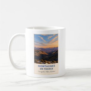 Coursegoules, Frankreich – Tal-Sonnenuntergang Kaffeetasse