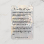 Courship Verlobung Gebet Heilige Karte (Rückseite)