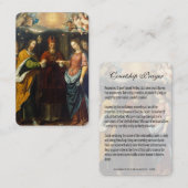 Courship Verlobung Gebet Heilige Karte (Vorne/Hinten)