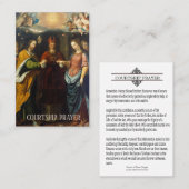 Courship Verlobung Gebet Heilige Karte (Vorne/Hinten)