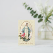 Courship Verlobung Religiöses Gebet Heilige Karte (Stehend Vorderseite)