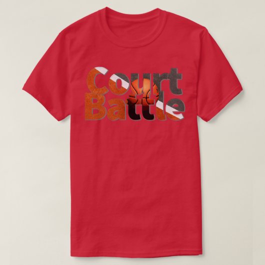 Court Battle T-Shirt (Design vorne)