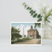 Court House, Bath, Maine 1910 Vintag Postkarte (Stehend Vorderseite)