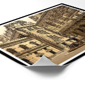 Court House, Hamburg, Deutschland Poster (Ecke)