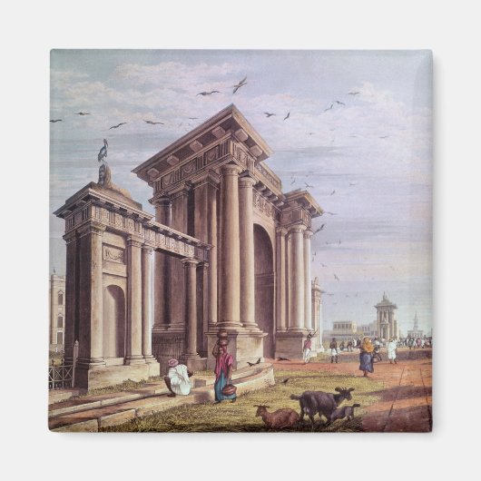 Court House Street, Kalkutta Magnet (Vorne)