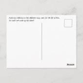 Court Ladys und verführerische RAKE-Illustration Postkarte (Rückseite)