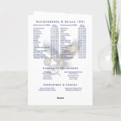 Court of Honor Program Programm (Rückseite)