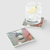 Court of Two Sisters Untersetzer, New Orleans, Steinuntersetzer (Seitenansicht)