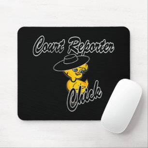 Court Reporter Chick #4 Mousepad