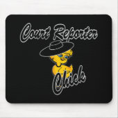Court Reporter Chick #4 Mousepad (Vorne)