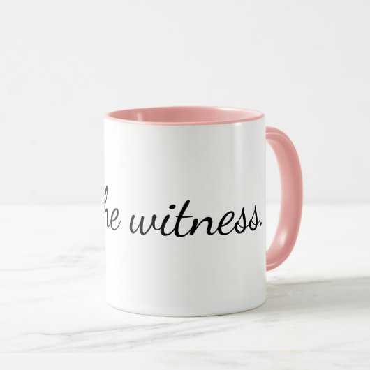 Court Reporter Depo Mug - Pass the witness. Tasse (VorderseiteRechts)