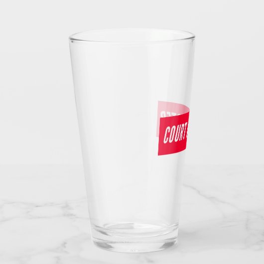 Court Reporting Cup Glas (Rechts)
