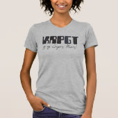 Court Reporting is my Super Power! Typography T-Shirt (Vorderseite)