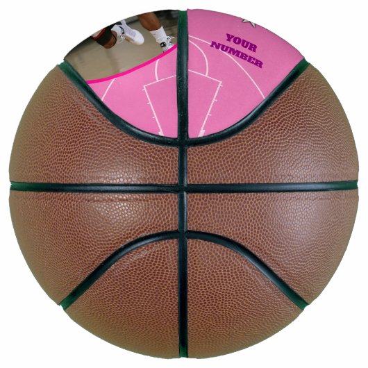 Court Side Custom Basketball Pink (Rechts)