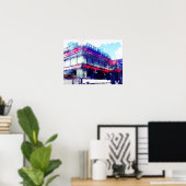 Court Square Diner New York Poster (Heimbüro)