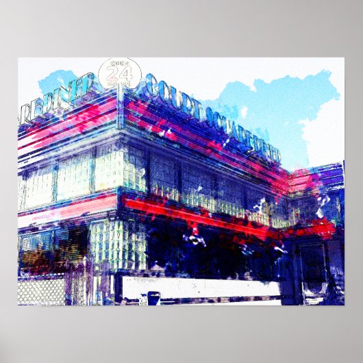 Court Square Diner New York Poster (Vorne)
