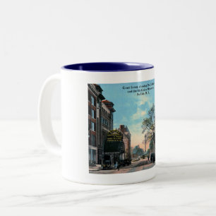 Court St., Shea's Theatre, Buffalo, NY Vintage Zweifarbige Tasse