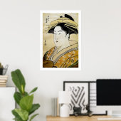 Courtesan Hanaogi Poster (Heimbüro)
