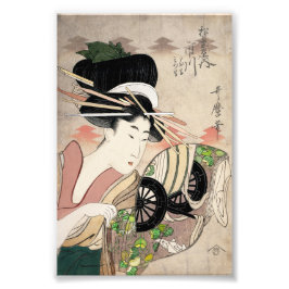 Courtesan Ichikawa of Matsuba Establishment Fotodruck