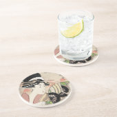 Courtesan Ichikawa of Matsuba Establishment Getränkeuntersetzer (Seite)