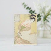Courtesan Kneeling Postkarte (Stehend Vorderseite)