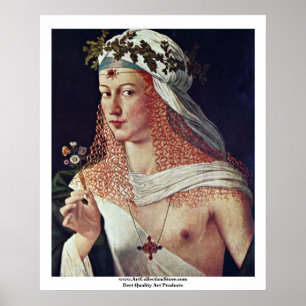 Courtesan (Portrait von Lucrezia Borgia?) Poster