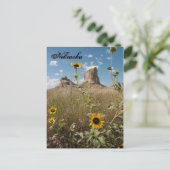 Courthouse and Jail Rock, Nebraska Postcard Postkarte (Stehend Vorderseite)