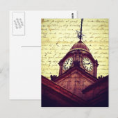 Courthouse Clock Postkarte (Vorne/Hinten)